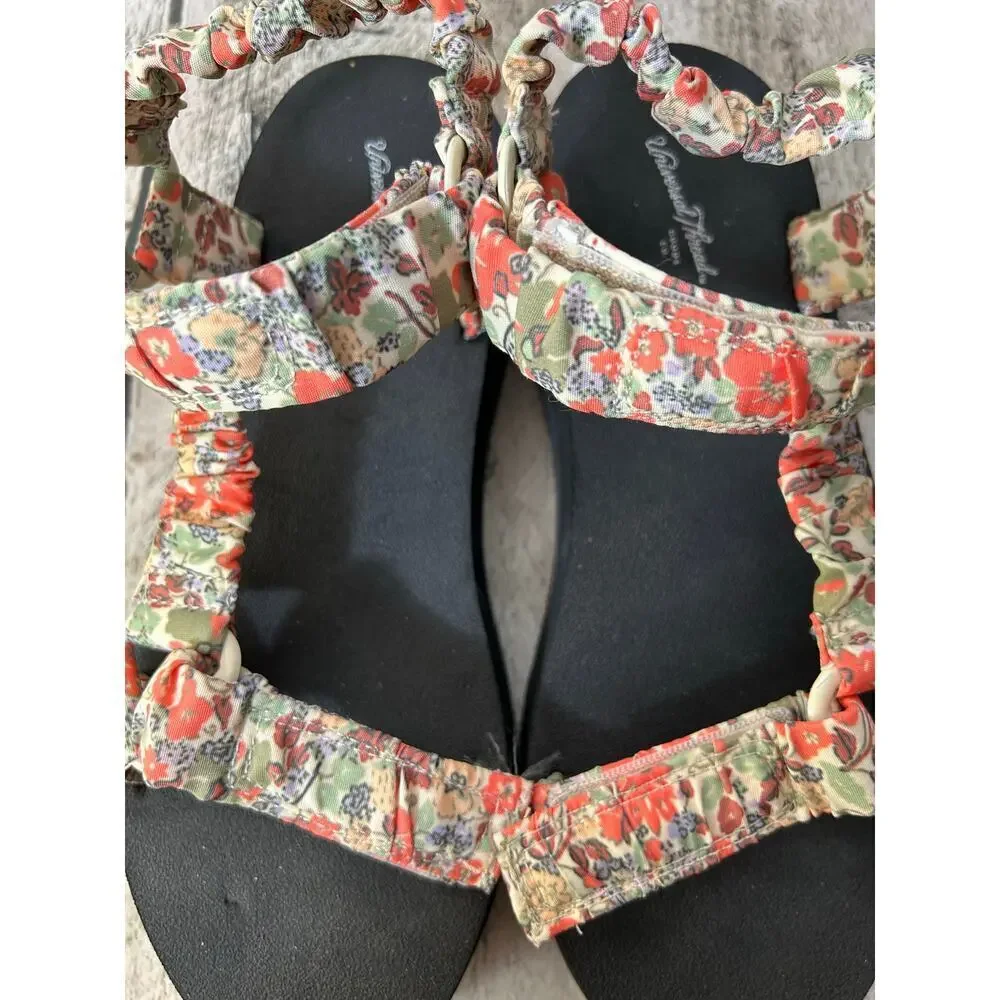 UNIVERSAL THREAD Women’s Floral Fabric Covered Sandals / Size: 7